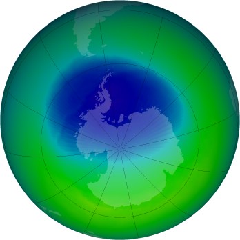 November 1994 monthly mean Antarctic ozone